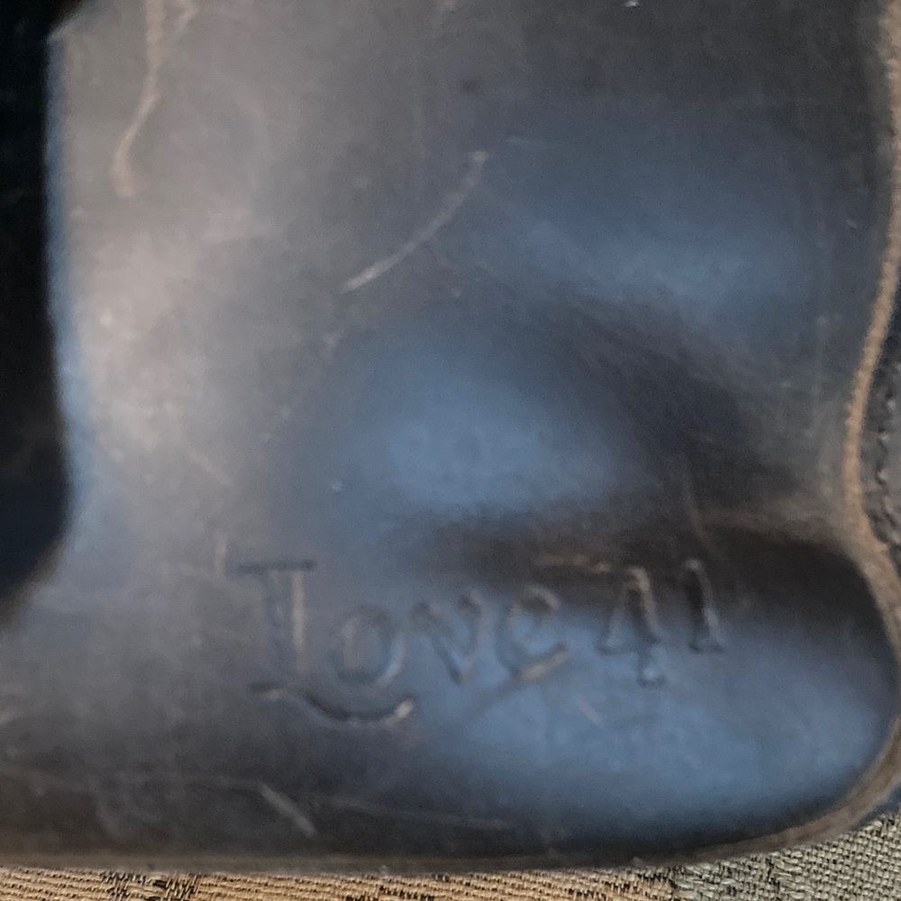 Black Leather Bag “Love 41” - Picture 6 of 7